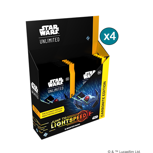 Star Wars: Unlimited - Jump to Lightspeed - Carbonite Collector Booster Display Case (4x Boxes)
