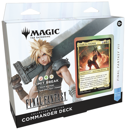 Magic: The Gathering - Universes Beyond Final Fantasy Collector Commander Deck Cloud, Ex-Soldier