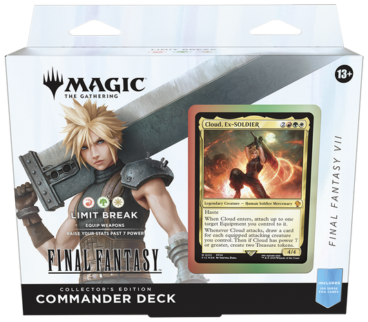 Magic: The Gathering - Universes Beyond Final Fantasy Collector Commander Deck Cloud, Ex-Soldier