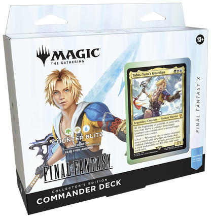 Magic: The Gathering - Universes Beyond Final Fantasy Collector Commander Deck Tidus, Yuna's Guardian
