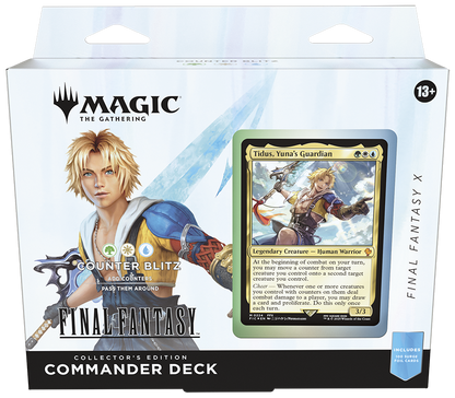 Magic: The Gathering - Universes Beyond Final Fantasy Collector Commander Deck Tidus, Yuna's Guardian