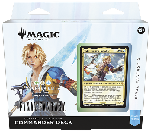 Magic: The Gathering - Universes Beyond Final Fantasy Collector Commander Deck Tidus, Yuna's Guardian