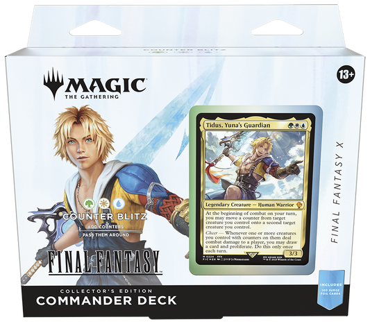Magic: The Gathering - Universes Beyond Final Fantasy Collector Commander Deck Tidus, Yuna's Guardian