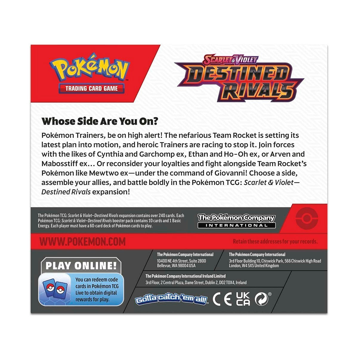 Scarlet & Violet: Destined Rivals Booster Display Box (36 Packs)