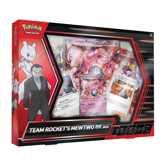 Destined Rivals Team Rocket’s Mewtwo ex Box