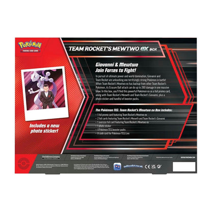 Destined Rivals Team Rocket’s Mewtwo ex Box