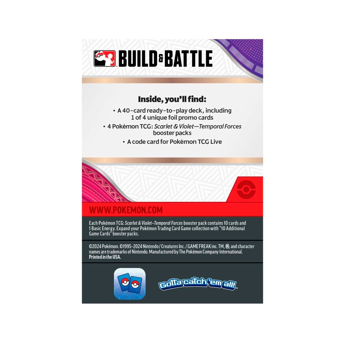 Scarlet & Violet-Temporal Forces Build & Battle Box