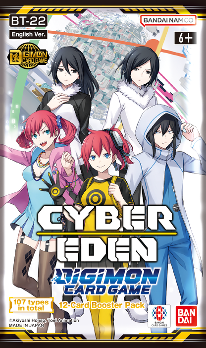 Digimon Card Game - Cyber Eden (BT22) - Booster Box (24 Packs)